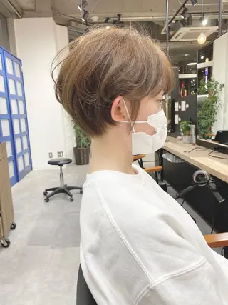 ショート ヘアアレンジ giinii所属・横浜縮毛矯正 ☆渋谷良太のヘアスタイル