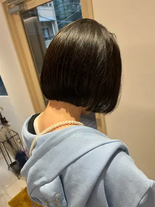 ミディアム Kasumi | くすみブラウン×渋谷のヘアスタイル