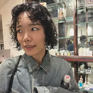 ショート パーマ BANKSIA ボブ専門/草野明郎のヘアスタイル