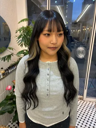 ロング リン🔔ボブ cut ベージュカラー🤎のヘアスタイル