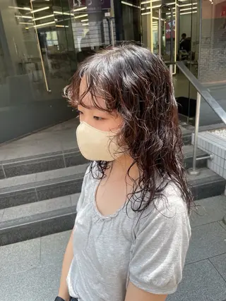 ロング パーマ 【Sweep】おじま のぞみのヘアスタイル