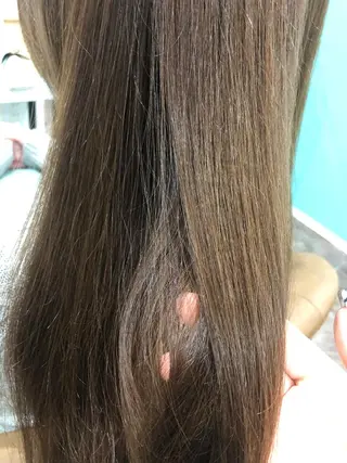 ロング カラー きらく あやののヘアスタイル