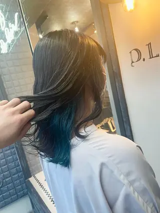 ミディアム カラー ヘアアレンジ D.log 大和西大寺店所属・川崎 雅大のヘアスタイル