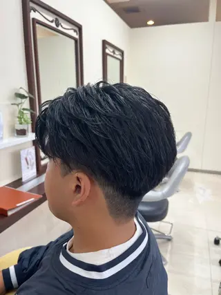 ショート パーマ メンズ AROH men's cut&men's perm 船橋店所属・🧊メンズ特化🧊 高木航希のヘアスタイル
