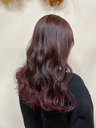 セミロング カラー 髪質改善・韓国ヘア 🤍中西麻友🤍のヘアスタイル