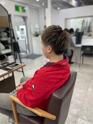 カラー メンズ カラー特化サロン ピリナ相武台前のヘアスタイル