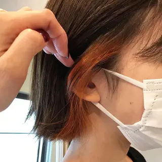 ショート カラー LUCAS所属・fuchigami suzunoのヘアスタイル