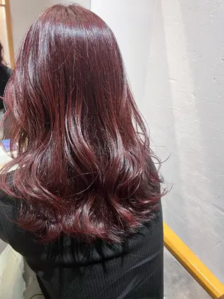 セミロング カラー Ka naのヘアスタイル
