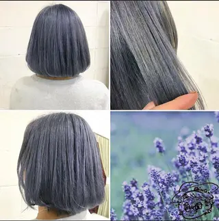 ショート カラー "PEPPU "所属・派手髪、ハイトーン ショートヘアShinのヘアスタイル