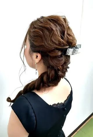 ヘアアレンジ ロング Hair&Make  Delight*のヘアスタイル