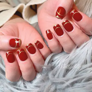 ネイル White lily所属・牧田 雅世のネイルデザイン