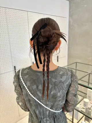 ヘアアレンジ 🎀ヘアセット透明感 /REINA🎀のヘアスタイル