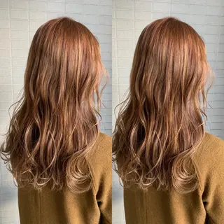 ロング カラー 髪質改善 頭身浴/ 中田のヘアスタイル