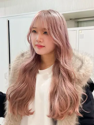 ロング カラー ヘアアレンジ 🦠カラーリスト/ 魚瀬あおい🦠のヘアスタイル