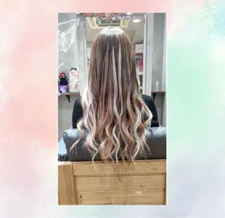セミロング カラー en Rêve🎀 ROAReyeのマツエク・マツパデザイン