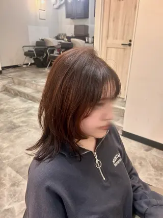 ミディアム カットモデル 無料🌷スズのヘアスタイル