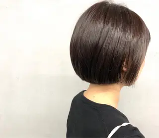 ショート カラー ボブ/ショート/ 白髪染め/メンズ葛西のヘアスタイル