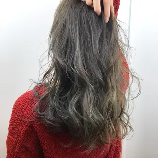 ロング カラー 酸性ストレート/ブリ ーチなし/中村 匠のヘアスタイル