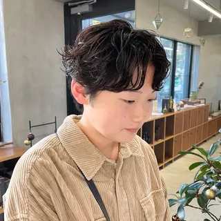 ショート パーマ 【ブリーチ特化】 イマダナツミのヘアスタイル