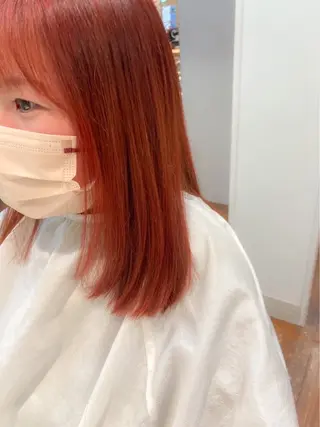 セミロング カラー opuscreer所属・🌈tokumoto mikoto🌈のヘアスタイル