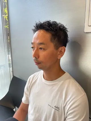 ショート パーマ メンズ saga kokiのヘアスタイル