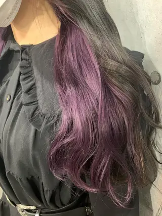 ロング カラー 髪質改善色素改善特化 keiのヘアスタイル