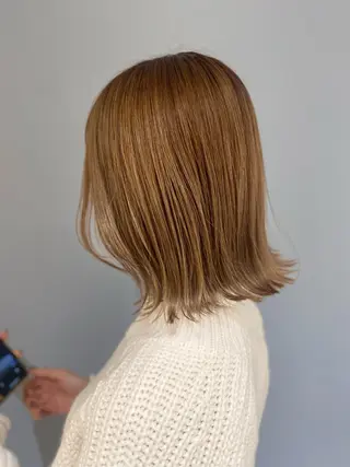 ミディアム ase.糸島店所属・UEDA AYAのヘアスタイル