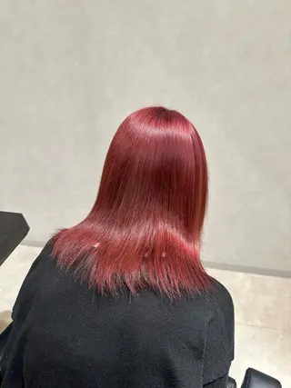 ミディアム カラー Octo アユメのヘアスタイル
