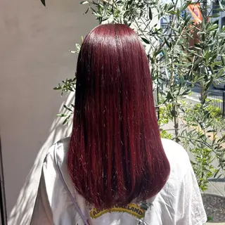 ロング カラー 澤木 愛美のヘアスタイル