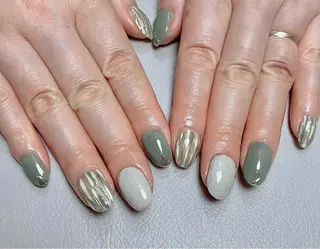 ミディアム cattleya nailのネイルデザイン