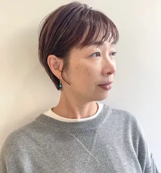 ショート カラー icie所属・大阪ヴィーガンサロン KANAKOのヘアスタイル