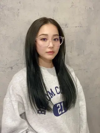 ロング カラー 韓国レイヤー/ 顔周り💕田中将吾のヘアスタイル