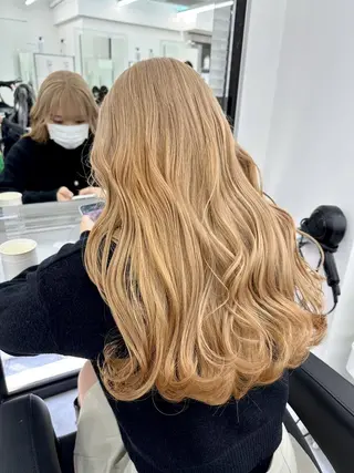 カラー トレンド韓国美髪🪽 秋色🪽BABYのヘアスタイル