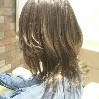 ミディアム カラー ヘアアレンジ E Komo hair所属・Wow❕E Komo hair 永井一輝のヘアスタイル