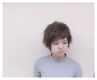 ショート カラー 森田 一輝のヘアスタイル