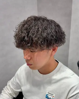 ショート パーマ メンズ トレンド🔥メンズ 特化⚡️網野裕希のヘアスタイル