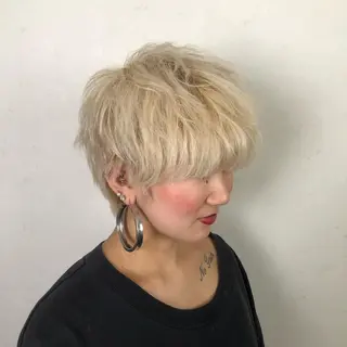ショート 西川 仁のヘアスタイル