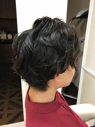 ショート パーマ メンズ 【店長】石川 【メンズ特化】のヘアスタイル