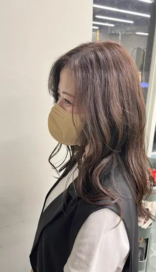 セミロング カラー メンズカット✂️ タケのヘアスタイル