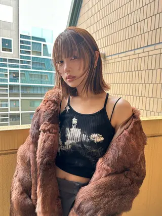 ショート カラー ショート/ボブ専門 宮脇美奈/南船場のヘアスタイル