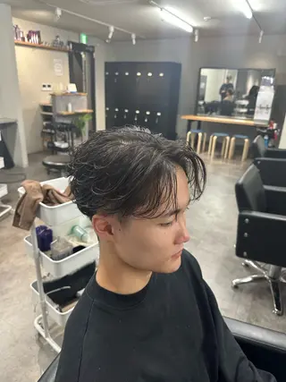 パーマ 小林建翔/立川パーマ /骨格矯正カットのヘアスタイル