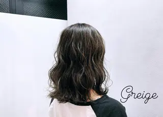 ミディアム カラー よしのり genieeのヘアスタイル