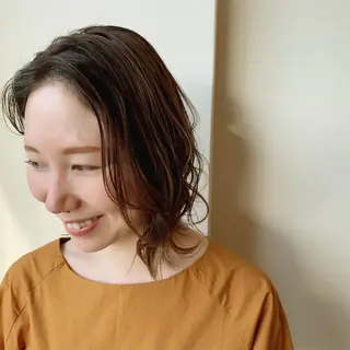 ショート カラー ボブウルフ／ボブ Satsuki【名駅のヘアスタイル