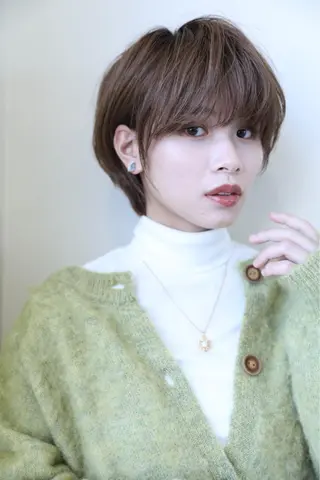 ショート カラー BLENDby happiness所属・KAORU/絹髪 /髪質改善/奈良のヘアスタイル