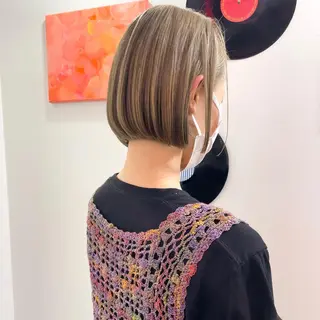 ミディアム カラー パーマ ヘアアレンジ 💖美髪改善💖 辻未侑のヘアスタイル