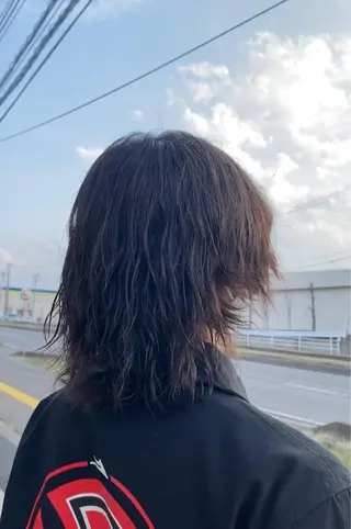 パーマ 磯田 冬弥のヘアスタイル