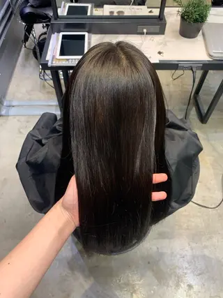 カラー Lond Cheri所属・ひな🐥仙台/ ワンカラー/縮毛矯正のヘアスタイル