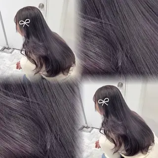 ロング カラー ヘアアレンジ メンズ 🩰韓国ガーリー🏹 kotono🪽のヘアスタイル