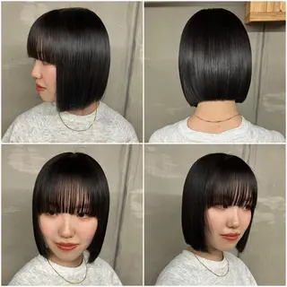 ショート カラー パーマ ヘアアレンジ BRUNTJET所属・MAEDA MADOKAのヘアスタイル