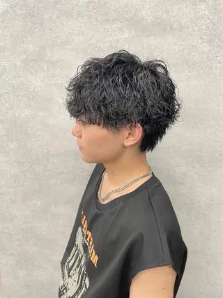 パーマ メンズ 女子ウケNo.1メン ズヘアー流行先端🌈のヘアスタイル